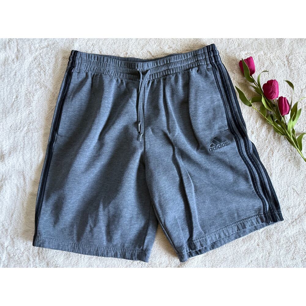 Adidas Gray Sweat Shorts Size Large